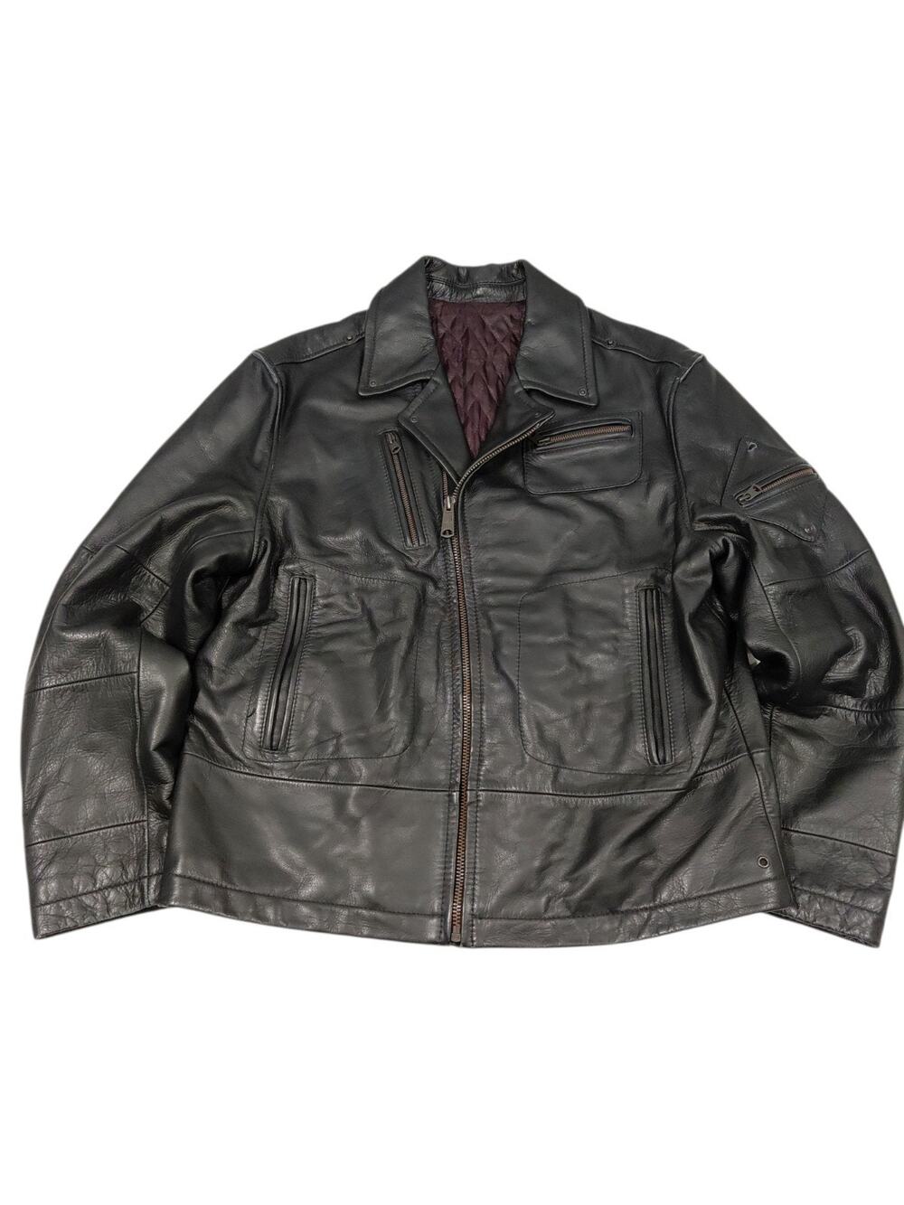 Vintage Levi's Red Tab Men's Leather Jacket Size M ? No Size